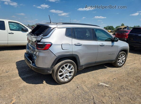3C4NJDFB0NT219263 2022 JEEP COMPASS Silver Rear right