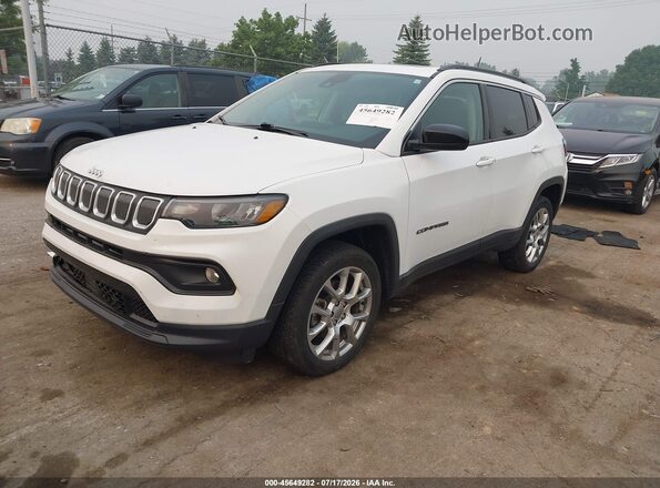 3C4NJDFB2NT128138 2022 JEEP COMPASS White Передня ліва чверть