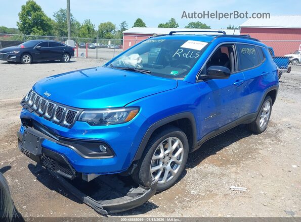 3C4NJDFN0PT560644 2023 JEEP COMPASS Blue წინა მარცხენა ხედი სამი მეოთხედიდან