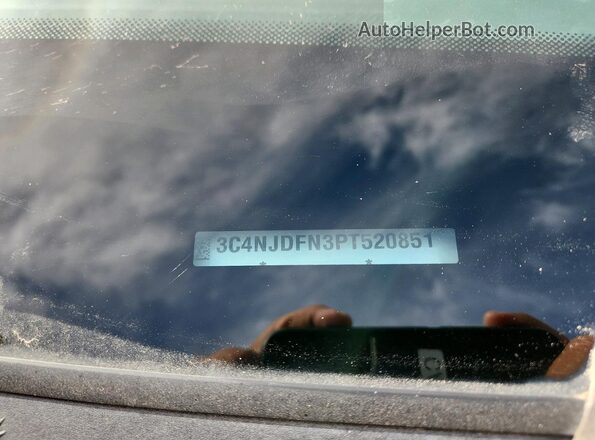 3C4NJDFN3PT520851 2023 JEEP COMPASS Red VIN sticker view