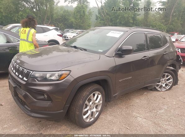 3C4NJDFN3PT532580 2023 JEEP COMPASS Gray Առջևի ձախ երեք քառորդ տեսարան