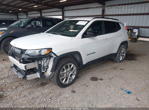 3C4NJDFN7PT514695 2023 JEEP COMPASS White წინა მარცხენა ხედი სამი მეოთხედიდან