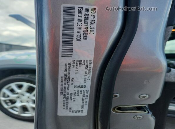 3C4NJDFN7PT533909 2023 JEEP COMPASS Silver VIN კოდის სტიკერის ხედი