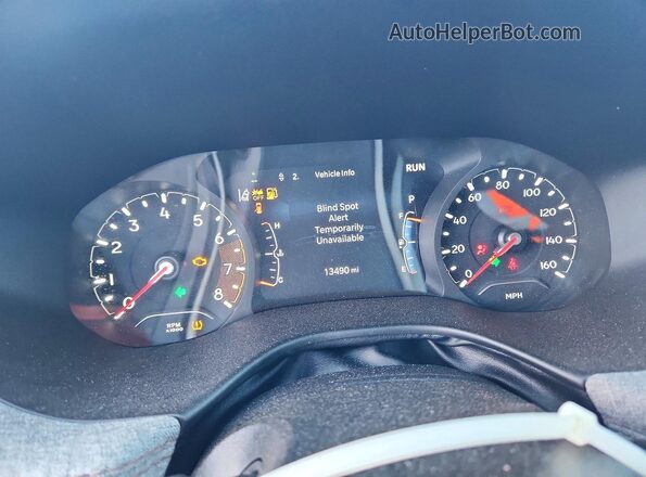 3C4NJDFN9PT531255 2023 JEEP COMPASS Red Вид щитка приладів