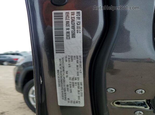 3C4NJDFN9PT539680 2023 JEEP COMPASS Gray Vista de la etiqueta del VIN