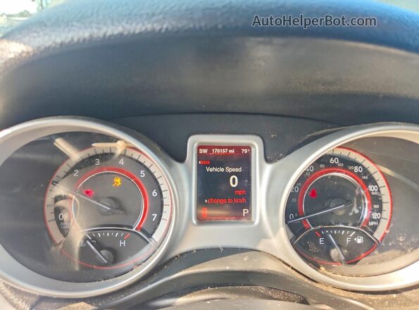 3C4PDCAB0GT169064 2016 DODGE JOURNEY Green Սարքավորումների վահանակի տեսք