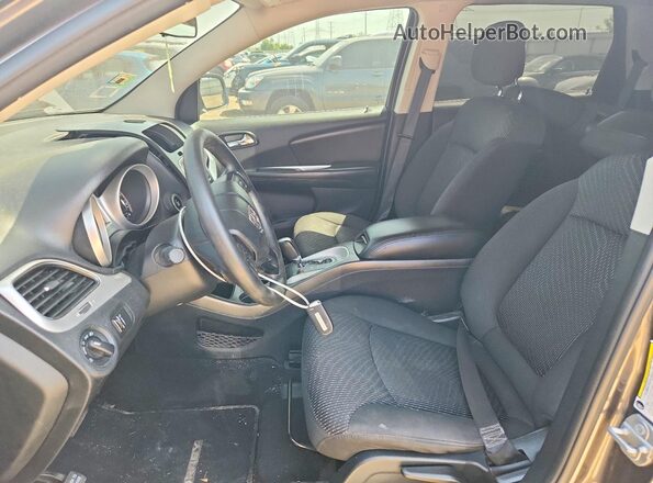 3C4PDCAB0HT545425 2017 DODGE JOURNEY Charcoal Widok wnętrza z przodu