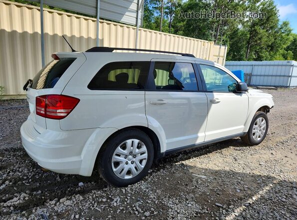 3C4PDCAB0HT552956 2017 DODGE JOURNEY White Trasero derecho