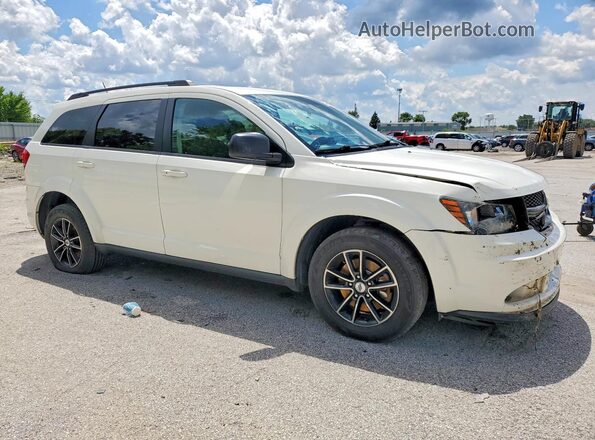 3C4PDCAB0JT183425 2018 DODGE JOURNEY Белый Передняя правая четверть