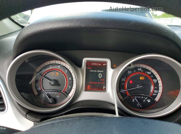 3C4PDCAB0JT183425 2018 DODGE JOURNEY Белый Вид щитка приборов
