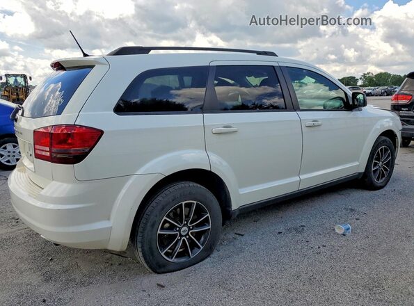 3C4PDCAB0JT183425 2018 DODGE JOURNEY Белый Задняя правая четверть