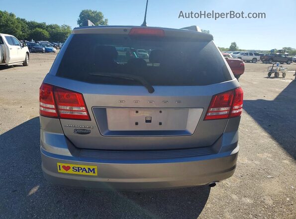 3C4PDCAB0JT237063 2018 DODGE JOURNEY Silver Rear view