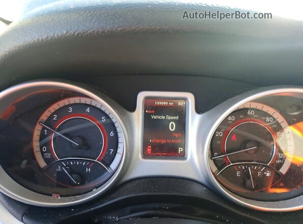 3C4PDCAB0JT237063 2018 DODGE JOURNEY Silver Instrument cluster view