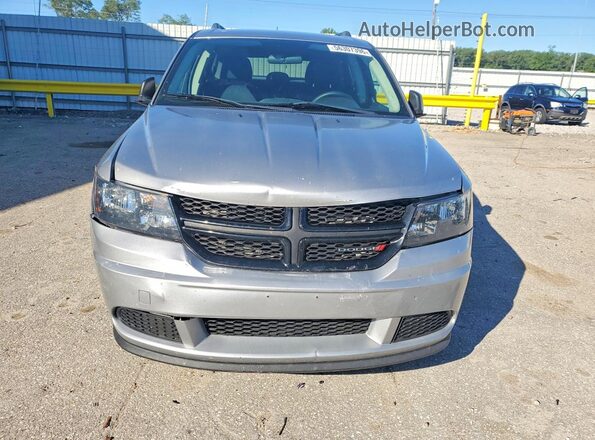 3C4PDCAB0JT237063 2018 DODGE JOURNEY Silver Front view