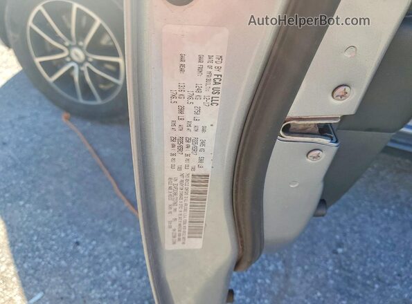 3C4PDCAB0JT237063 2018 DODGE JOURNEY Silver VIN sticker view