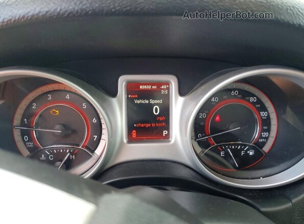 3C4PDCAB0JT288482 2018 DODGE JOURNEY Black Սարքավորումների վահանակի տեսք