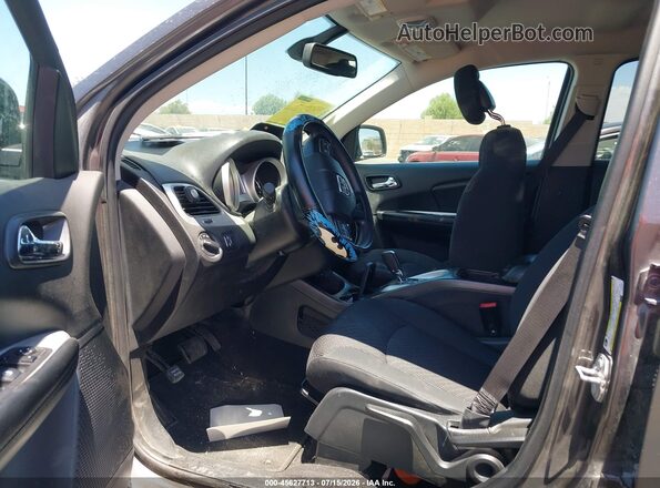 3C4PDCAB0JT442964 2018 DODGE JOURNEY Gray Вид салону спереду