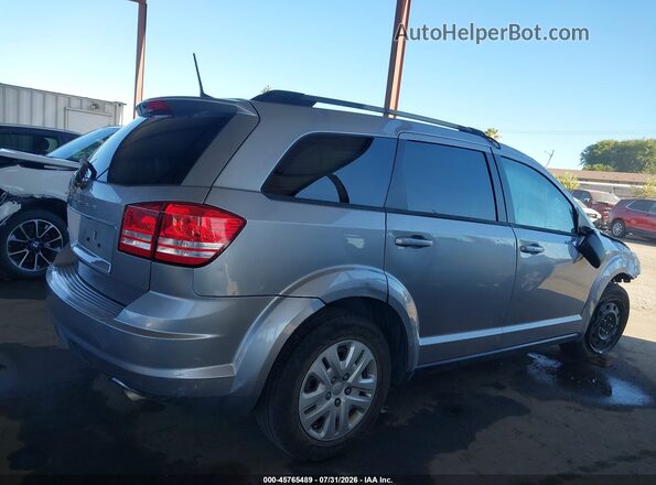 3C4PDCAB0JT534463 2018 DODGE JOURNEY Silver უკანა სალონის ხედი