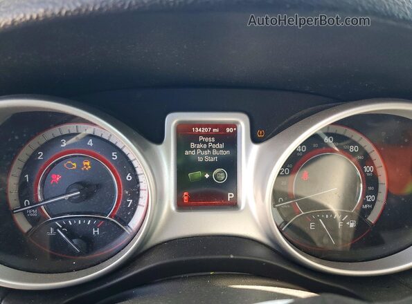 3C4PDCAB0KT874620 2019 DODGE JOURNEY Черный Вид щитка приборов