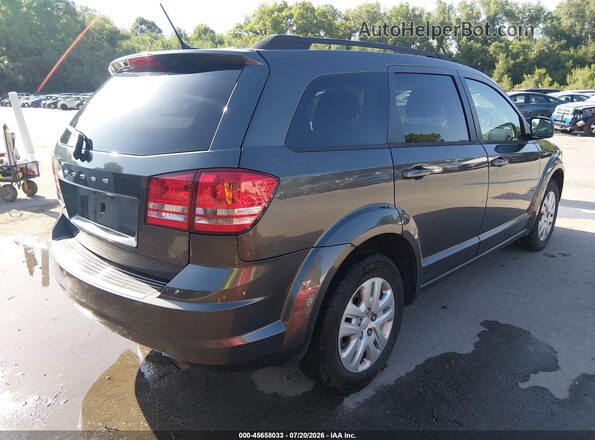 3C4PDCAB1HT653553 2017 DODGE JOURNEY Gray Trasero derecho