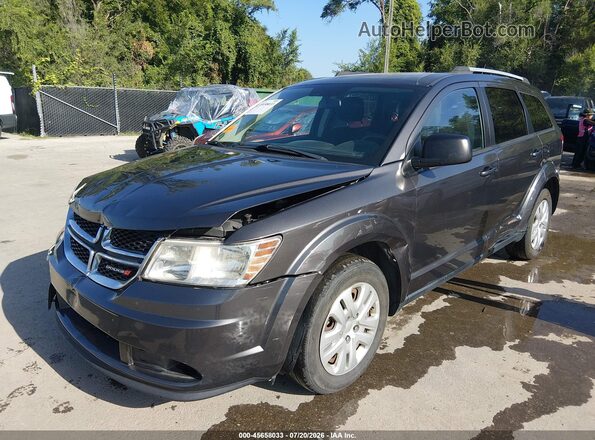 3C4PDCAB1HT653553 2017 DODGE JOURNEY Gray Vista tres cuartos delantera izquierda
