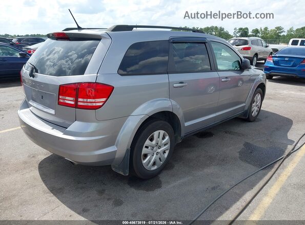 3C4PDCAB1JT233958 2018 DODGE JOURNEY Silver Rear right