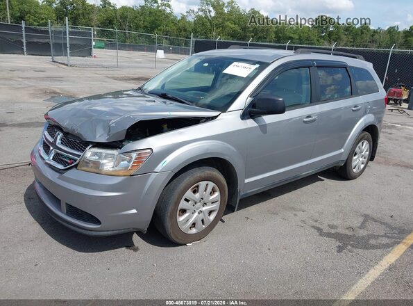 3C4PDCAB1JT233958 2018 DODGE JOURNEY Silver Front left