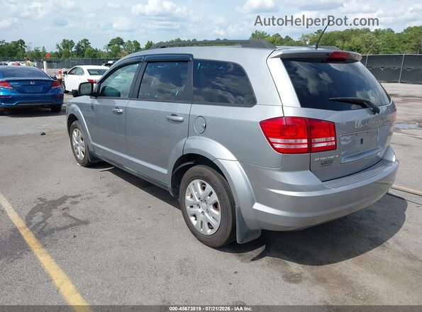 3C4PDCAB1JT233958 2018 DODGE JOURNEY Silver Rear left