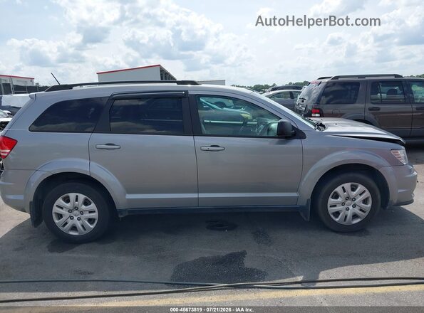 3C4PDCAB1JT233958 2018 DODGE JOURNEY Silver Rear interior view