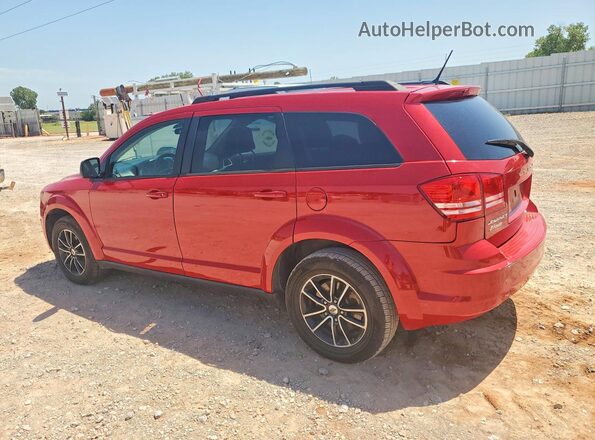 3C4PDCAB1JT288409 2018 DODGE JOURNEY Red Rear left
