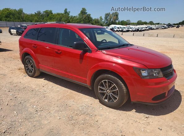 3C4PDCAB1JT288409 2018 DODGE JOURNEY Red Front right