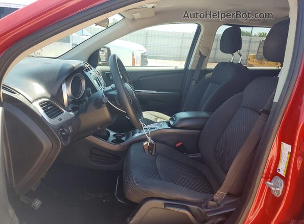 3C4PDCAB1JT288409 2018 DODGE JOURNEY Red Front interior view