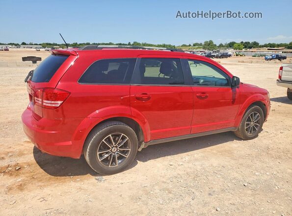 3C4PDCAB1JT288409 2018 DODGE JOURNEY Red Rear right