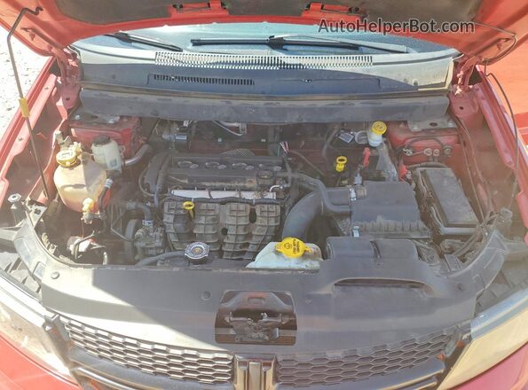 3C4PDCAB1JT288409 2018 DODGE JOURNEY Red Engine compartment view