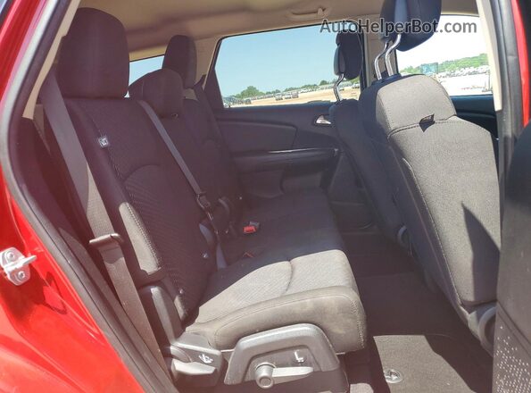 3C4PDCAB1JT288409 2018 DODGE JOURNEY Red Rear interior view