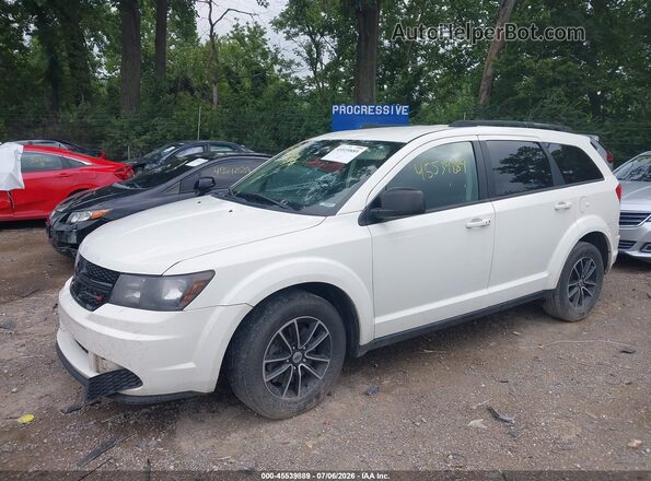 3C4PDCAB1JT446196 2018 DODGE JOURNEY White Front left