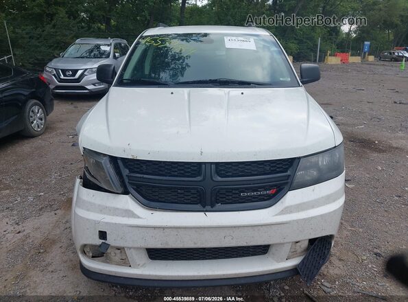 3C4PDCAB1JT446196 2018 DODGE JOURNEY White Instrument cluster view