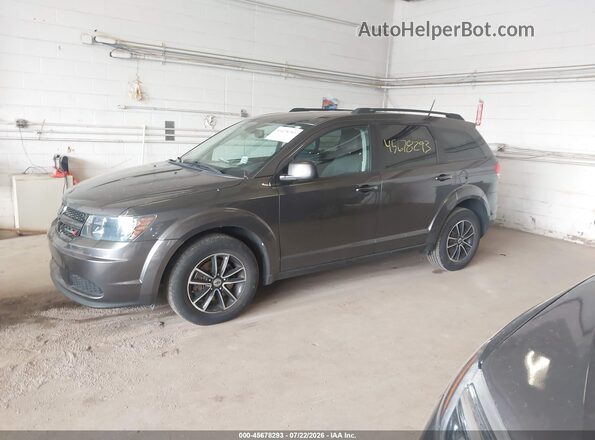 3C4PDCAB1JT474516 2018 DODGE JOURNEY Gray წინა მარცხენა ხედი სამი მეოთხედიდან