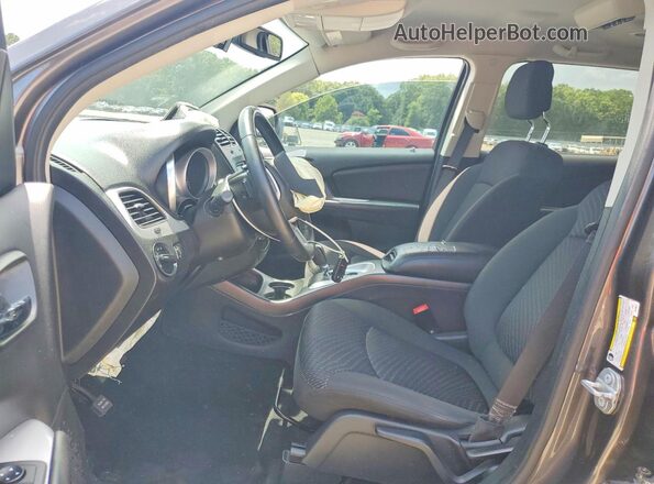 3C4PDCAB1JT490571 2018 DODGE JOURNEY Угольный Вид салона спереди