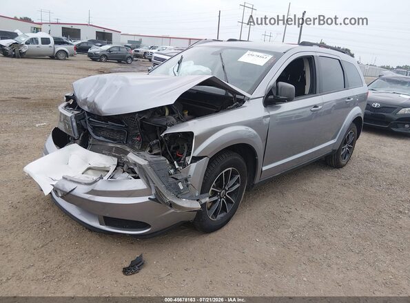 3C4PDCAB1JT506140 2018 DODGE JOURNEY Silver წინა მარცხენა ხედი სამი მეოთხედიდან