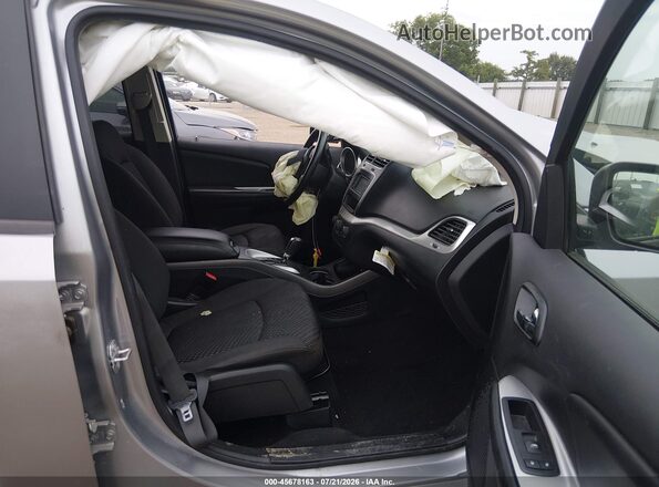 3C4PDCAB1JT506140 2018 DODGE JOURNEY Silver წინა სალონის ხედი