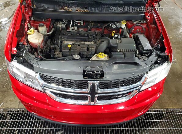 3C4PDCAB2GT147776 2016 DODGE JOURNEY Red Вид підкапотного простору