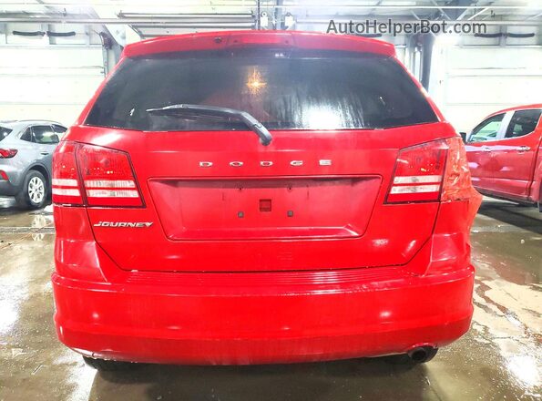 3C4PDCAB2GT147776 2016 DODGE JOURNEY Red Вид ззаду