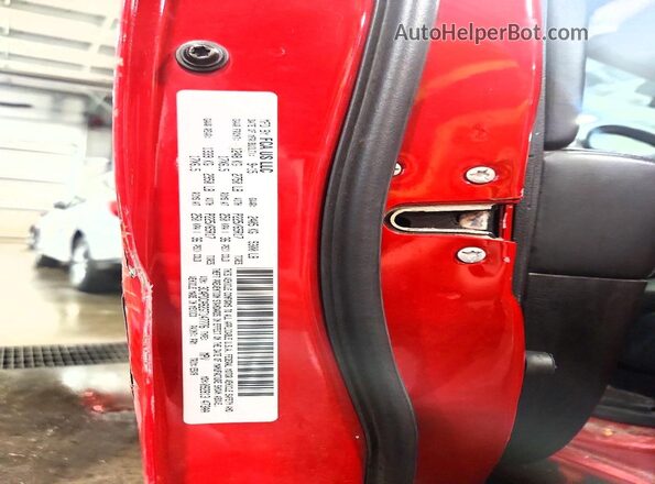 3C4PDCAB2GT147776 2016 DODGE JOURNEY Red Вид наклейки з VIN-кодом