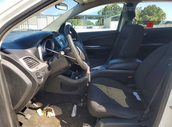 3C4PDCAB2GT230950 2016 DODGE JOURNEY White Widok wnętrza z przodu