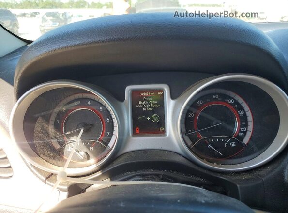 3C4PDCAB2GT230950 2016 DODGE JOURNEY White Widok zestawu wskaźników