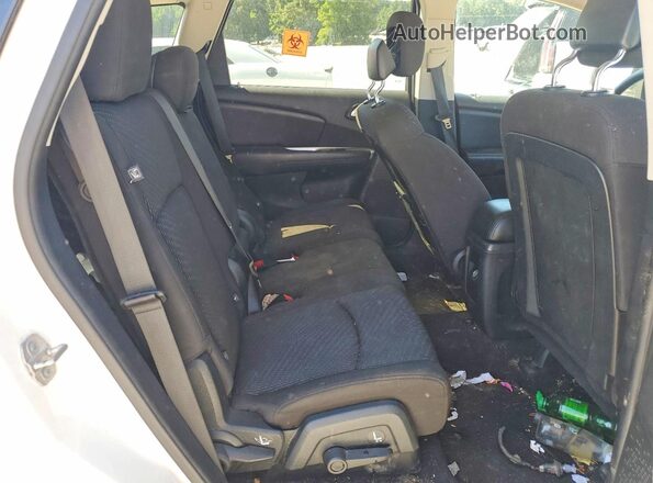 3C4PDCAB2GT230950 2016 DODGE JOURNEY White Widok wnętrza z tyłu