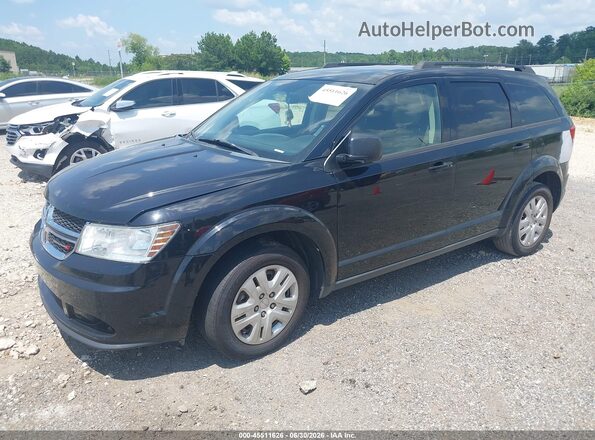 3C4PDCAB2HT507503 2017 DODGE JOURNEY Black Front left
