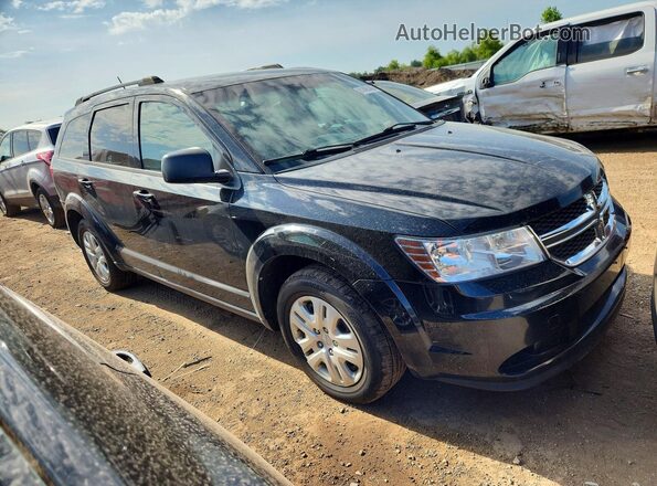 3C4PDCAB2HT564669 2017 DODGE JOURNEY Черный Передняя правая четверть