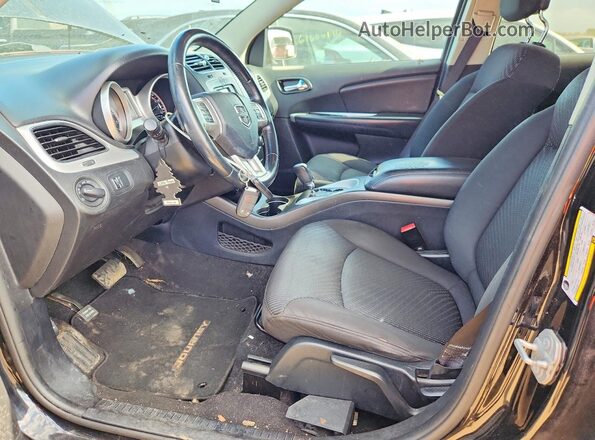 3C4PDCAB2HT564669 2017 DODGE JOURNEY Черный Вид салона спереди